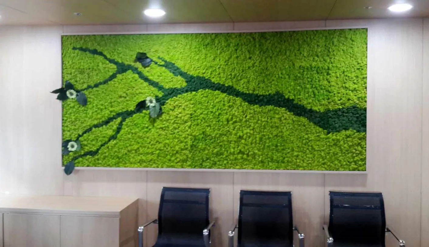 Moss Walls detail